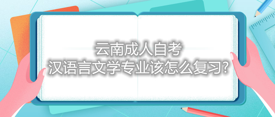 云南成人自考漢語言文學(xué)專業(yè)該怎么復(fù)習(xí)?